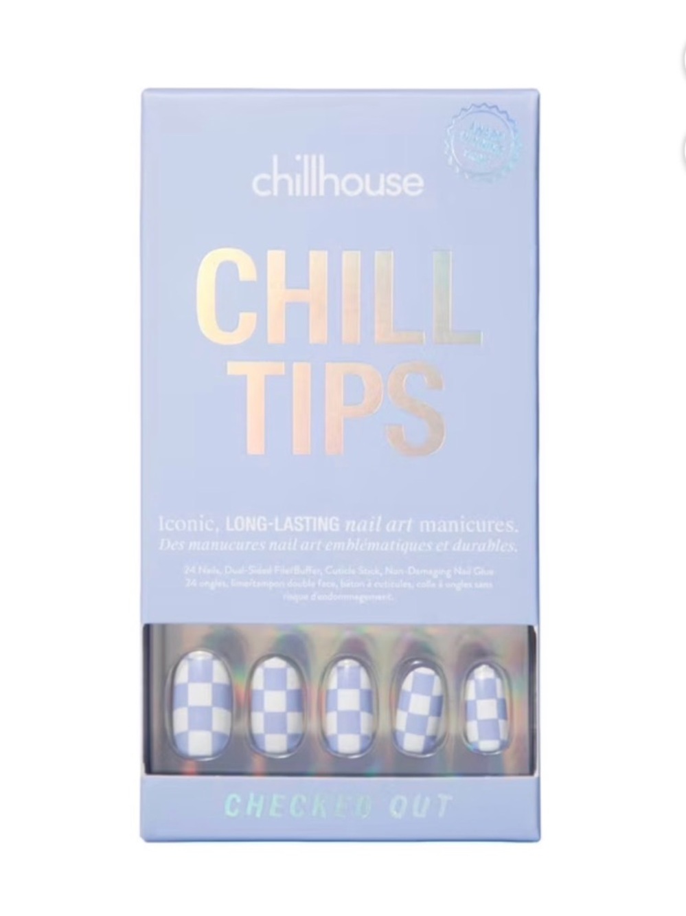 Chillhouse Chill Tips Checked Out style, brand new in original packaging